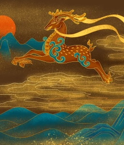 42款 新中式国潮鎏金素材
