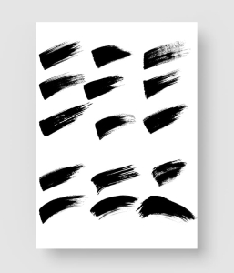 灵动书法字体笔触