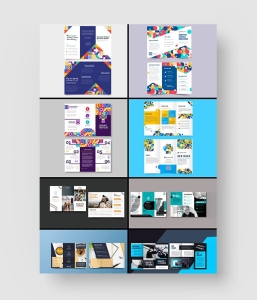 50款 创意折页模板