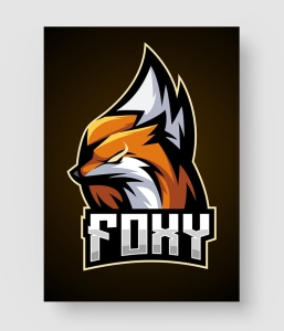 游戏战队Logo  狐狸