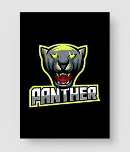 游戏战队Logo 黑豹