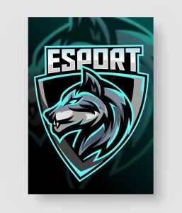 游戏战队Logo 狼