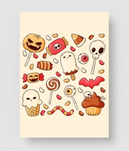 万圣节装饰元素