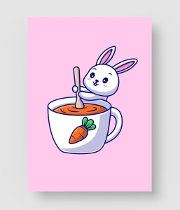 兔子卡通插画