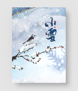 小雪海报