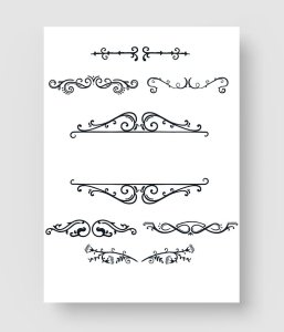 装饰边线纹饰