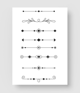 几何装饰边线边框