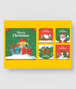 圣诞节卡片设计