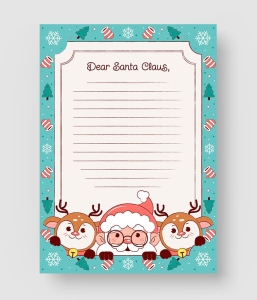 圣诞节创意信纸