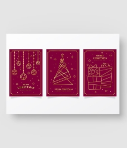 圣诞节线性创意