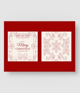 圣诞节创意卡片