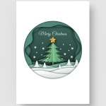 圣诞节剪纸创意