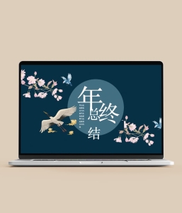 国潮风格工作总结PPT