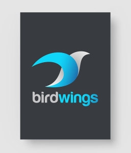 抽象鸟企业标志