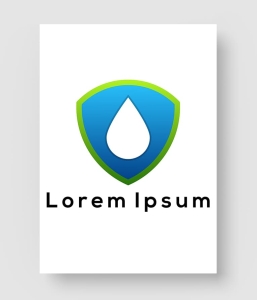 抽象水滴企业标志