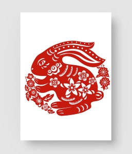 兔子剪纸