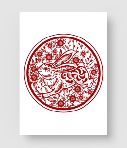 兔子剪纸