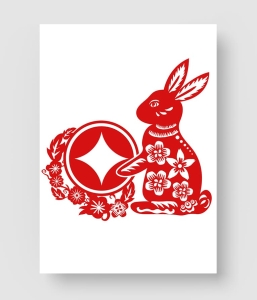 兔子剪纸