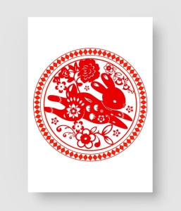 兔剪纸