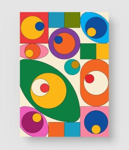 纯几何图形！有点东西