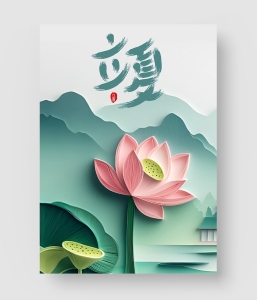 立夏节气海报模板 第三季