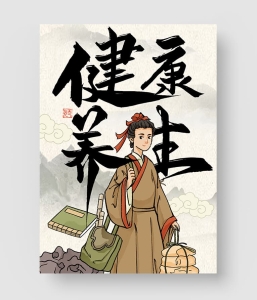 三伏天海报模板