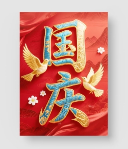 国庆海报模板 第二季