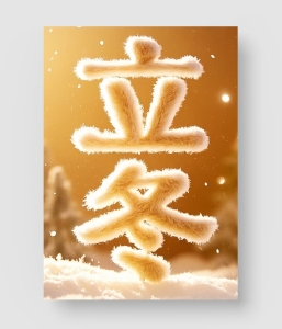 立冬节气海报 第三季