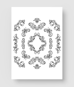 精致装饰花纹素材